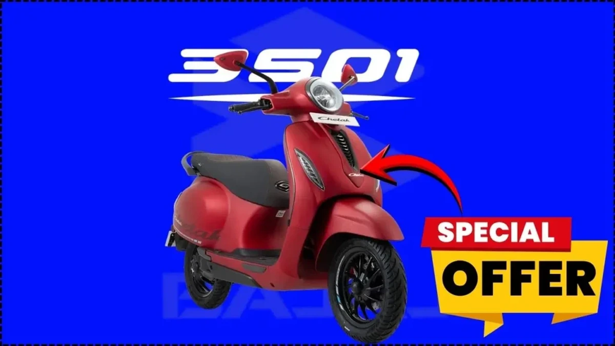 Bajaj Chetak Electric with 320km Range and 3-Hour Full Charge: Special Launch Offer at Low Budget